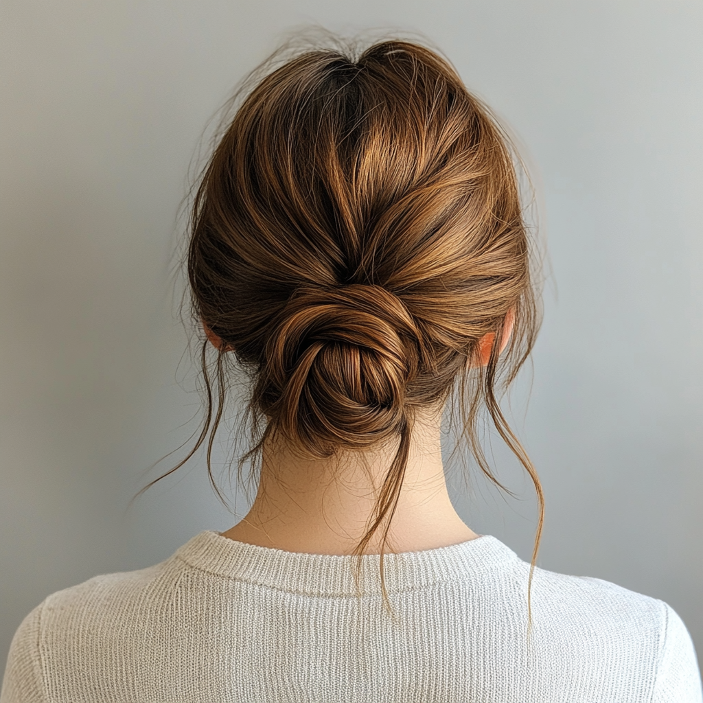 Perfect Messy Bun for Long Hair